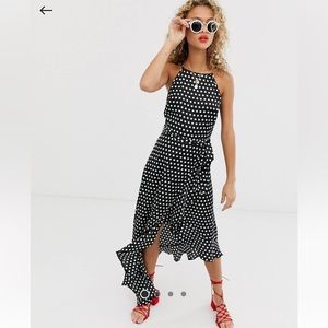 Brand new polka dot maxi dress